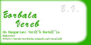 borbala vereb business card